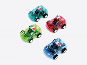 Voiture de police friction (lot de 12)