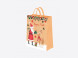 Sac cadeau moyen Joyeux Noël