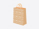 Sac cadeau moyen Flocons